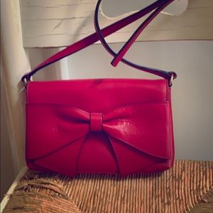 Red mini bowed Kate Spade Shoulder bag